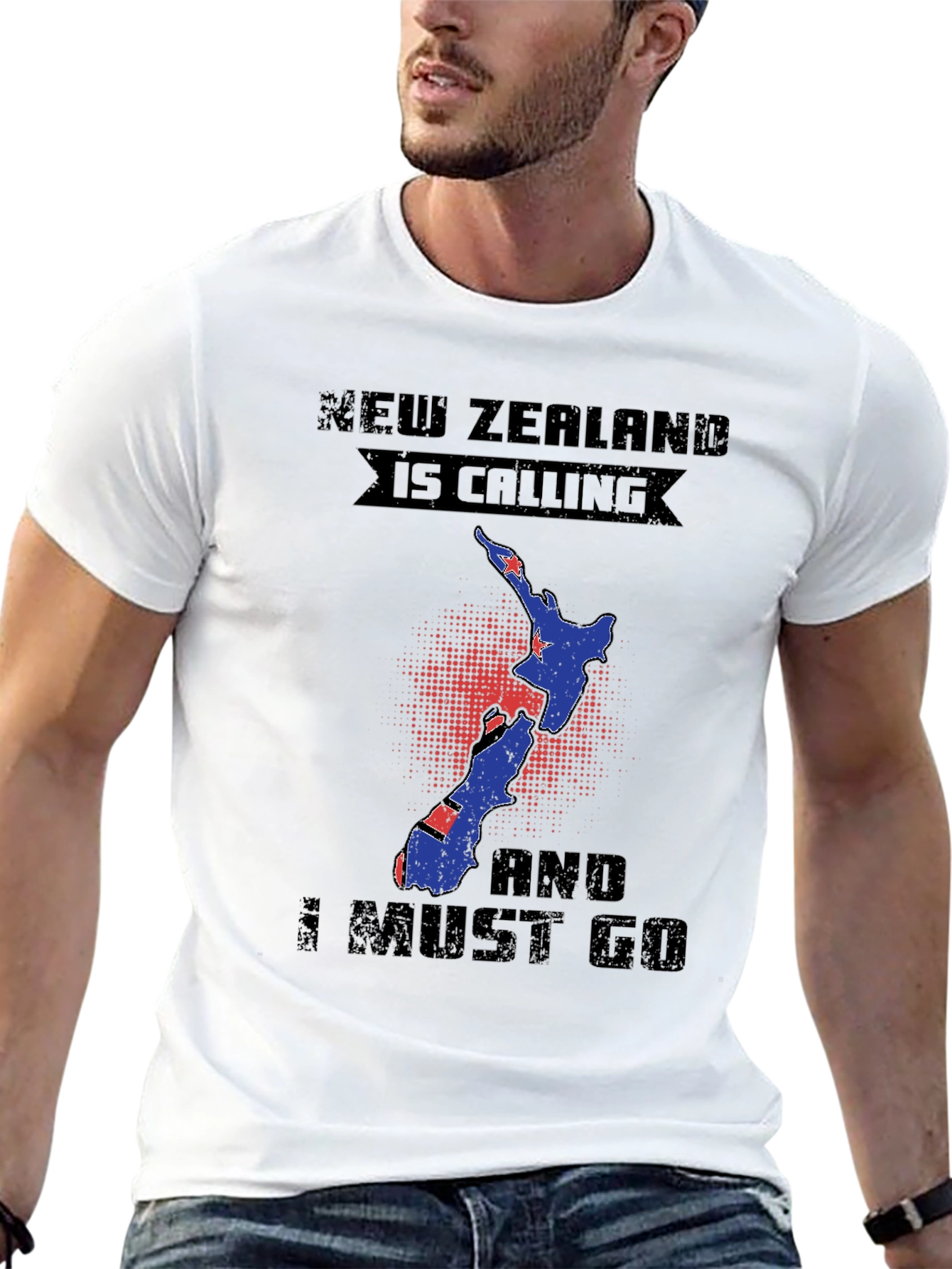 New Zealand Calling T-Shirt - Travel & Adventure Tee