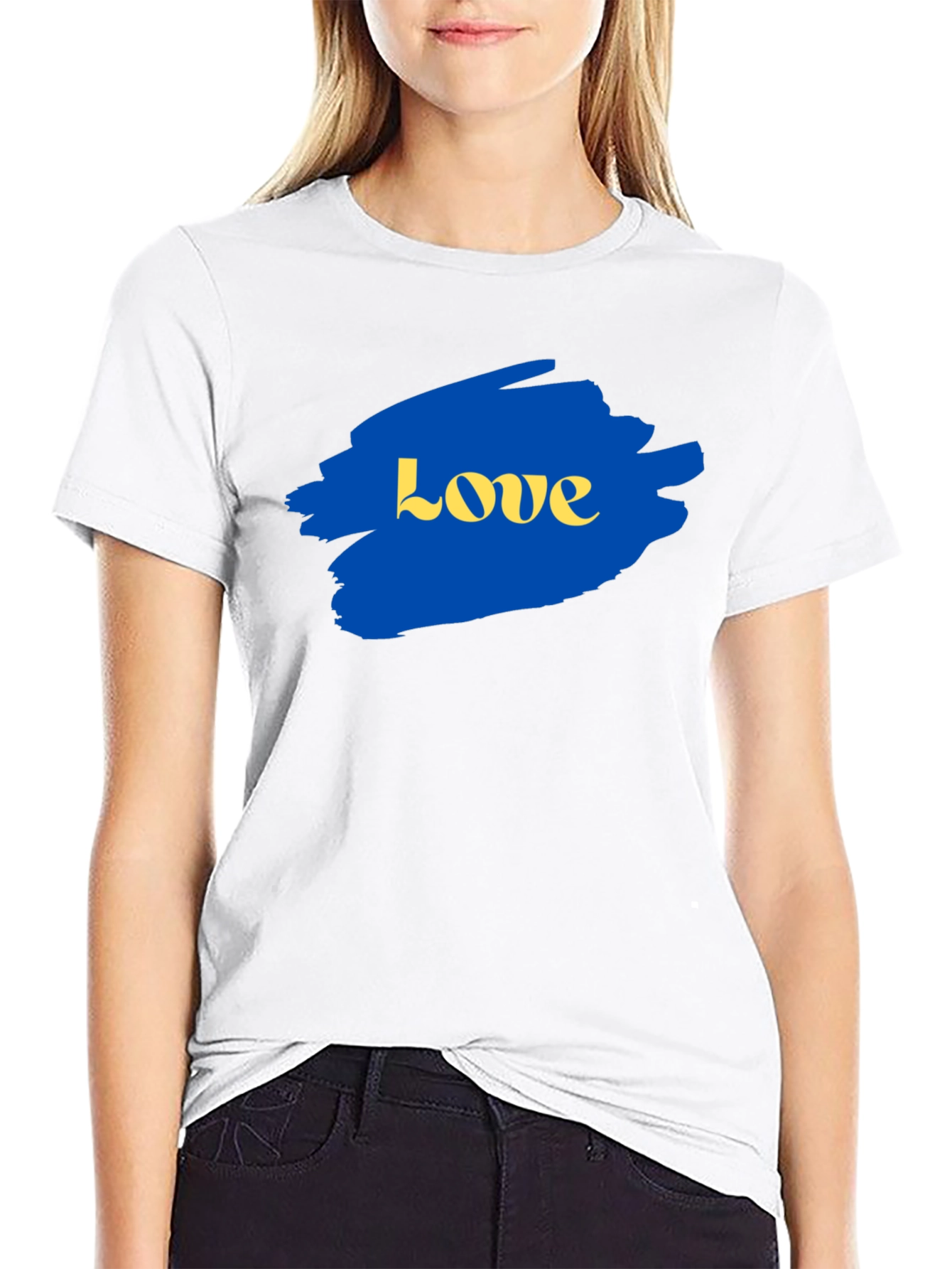 Love Ukraine Black T-Shirt