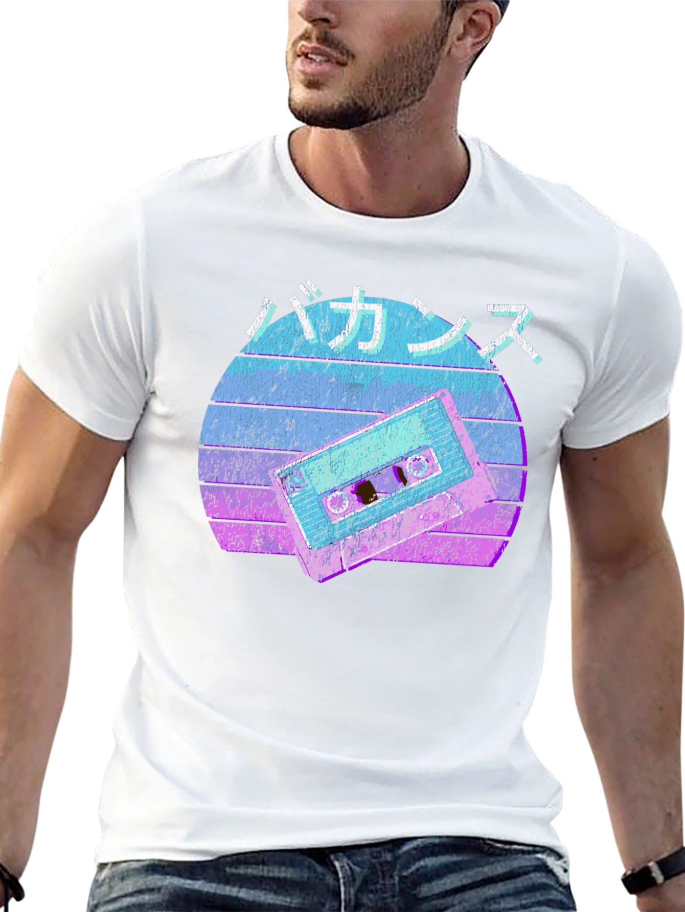 Retro Wave Cassette Tape T-Shirt