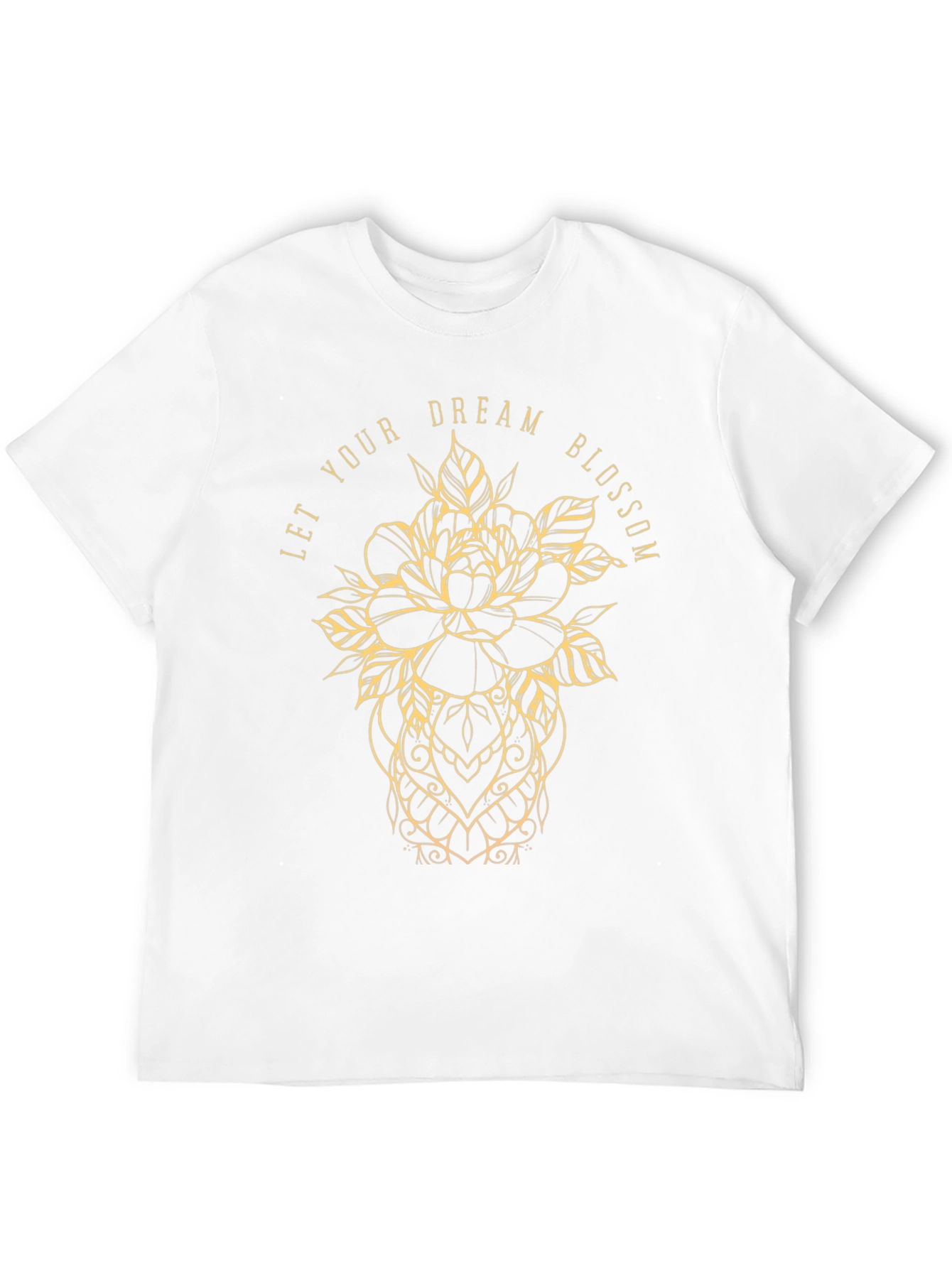 Dream Blossom Graphic Tee - Let Your Dreams Bloom