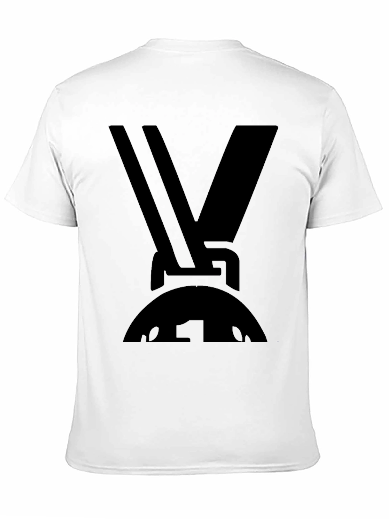 Abstract Graphic Black T-Shirt