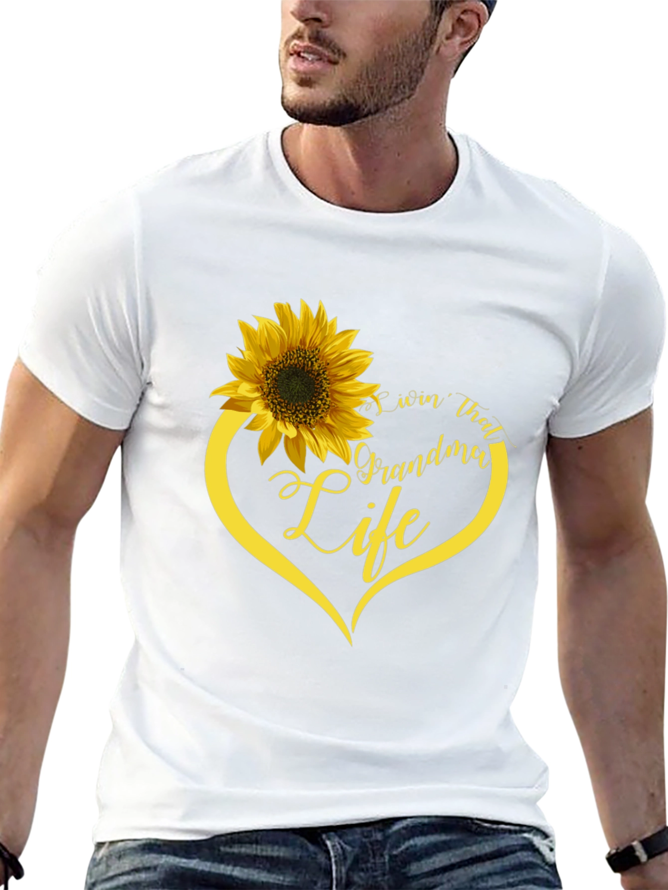 Livin That Grandma Life Sunflower T-Shirt