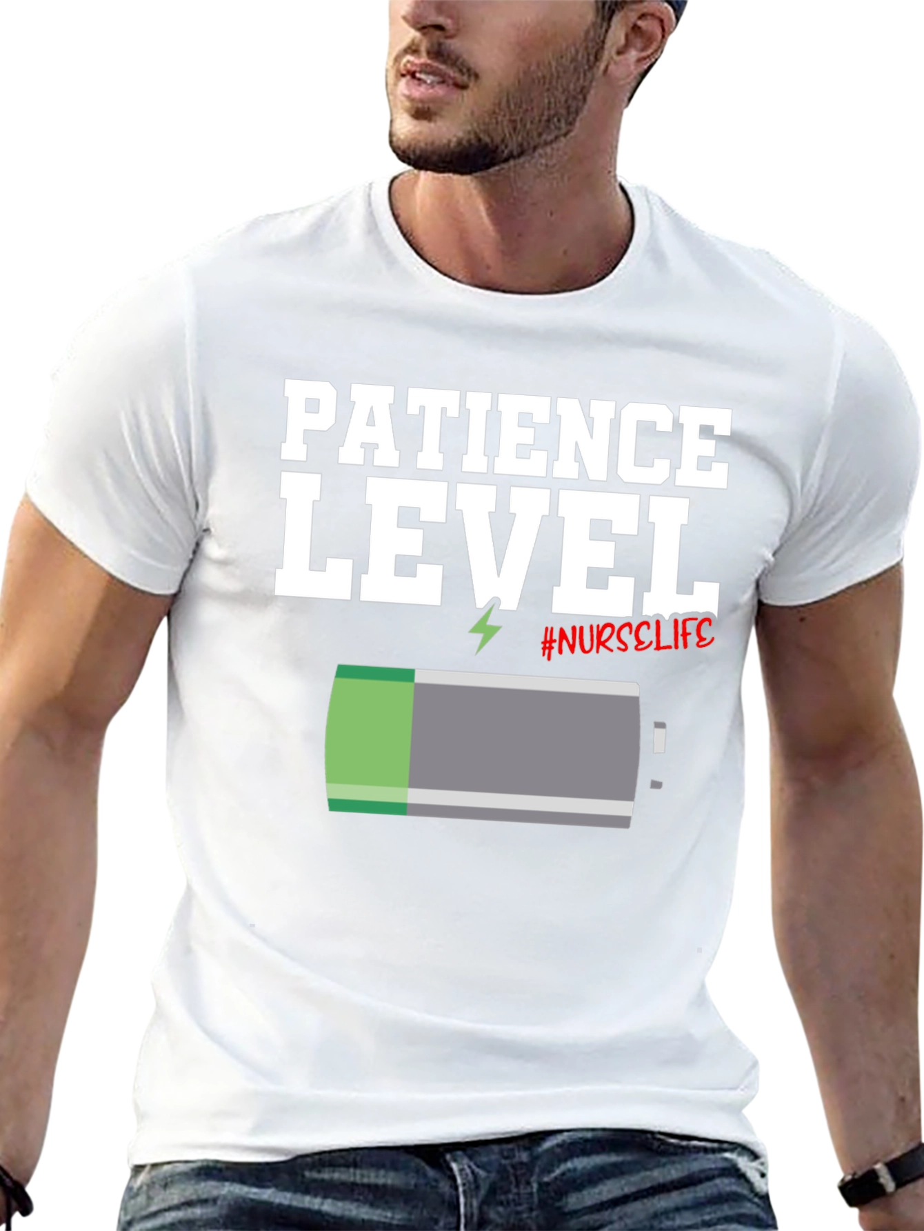 Patience Level Nurse Life T-Shirt