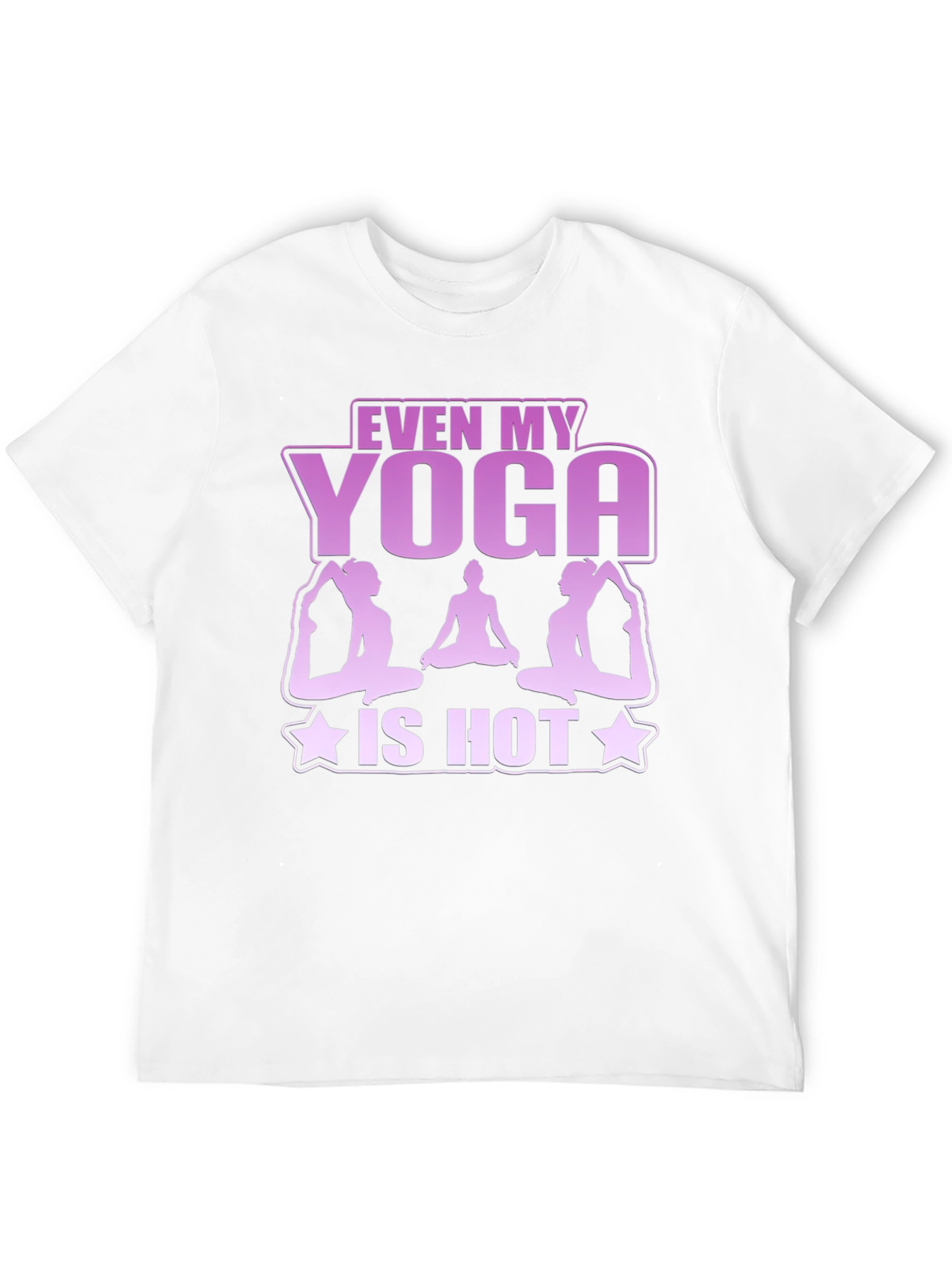 Even My Yoga Is Hot Black T-Shirt
