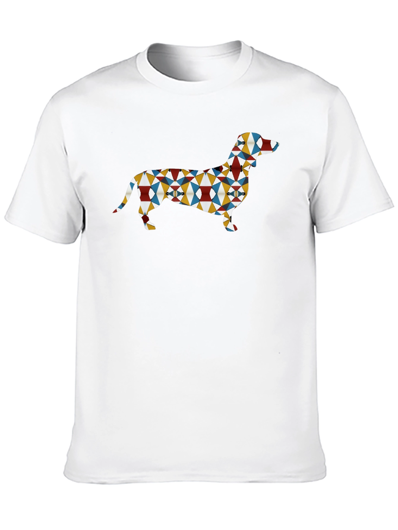 Geometric Dachshund Dog T-Shirt