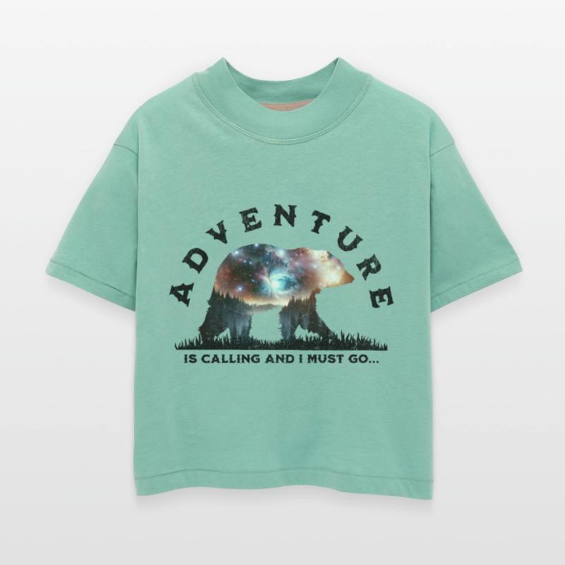 ADVENTURE is calling and I must Go Bear Silhouette