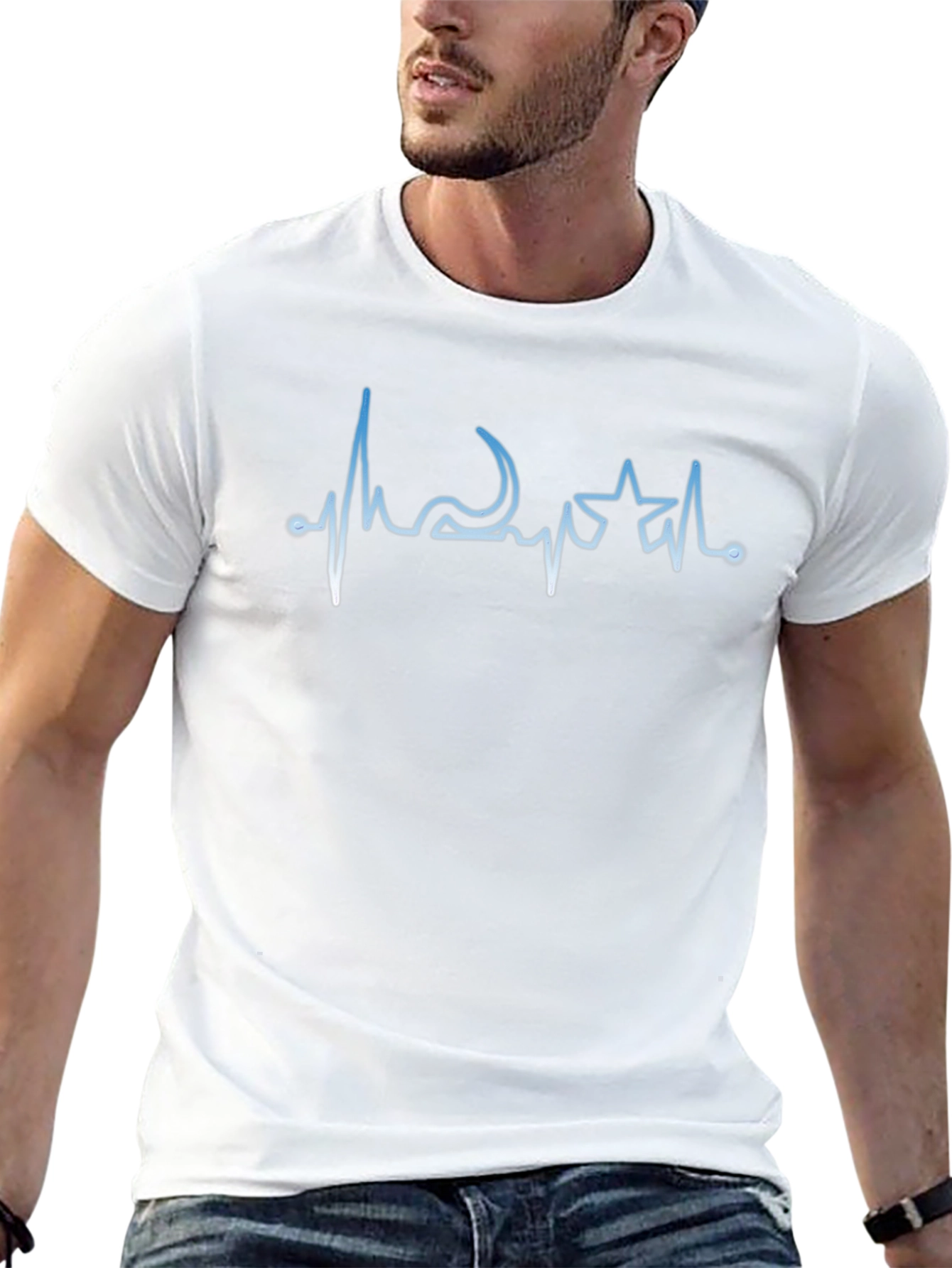Soviet Heartbeat T-Shirt - Hammer and Sickle Star Pulse