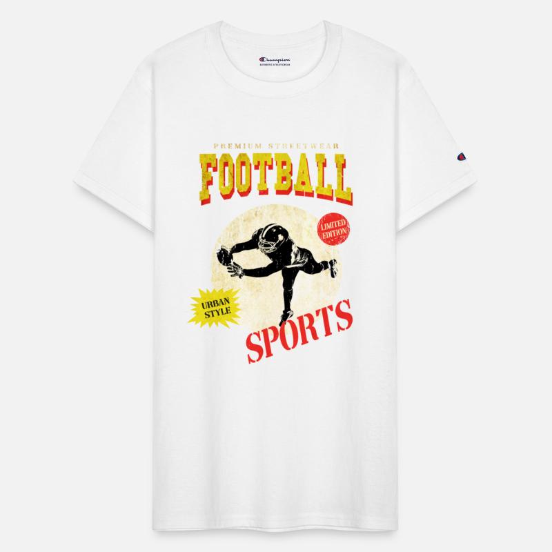 American Football Player Vintage Retro USA Sport