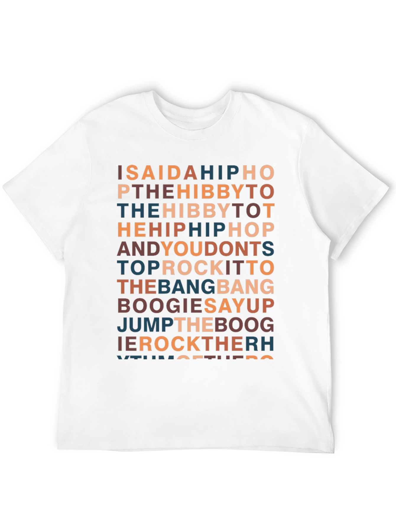 Retro Hip Hop Lyric T-Shirt