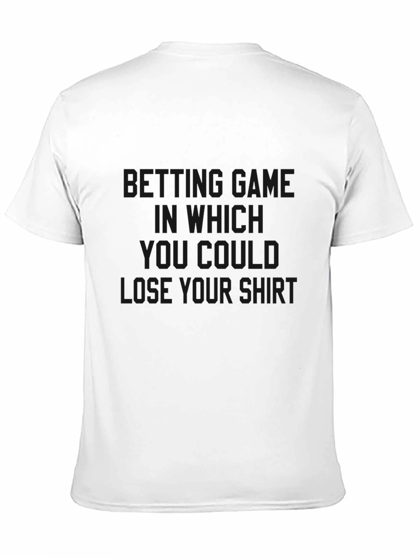 Lose Your Shirt Graphic Tee - Black Casual T-Shirt