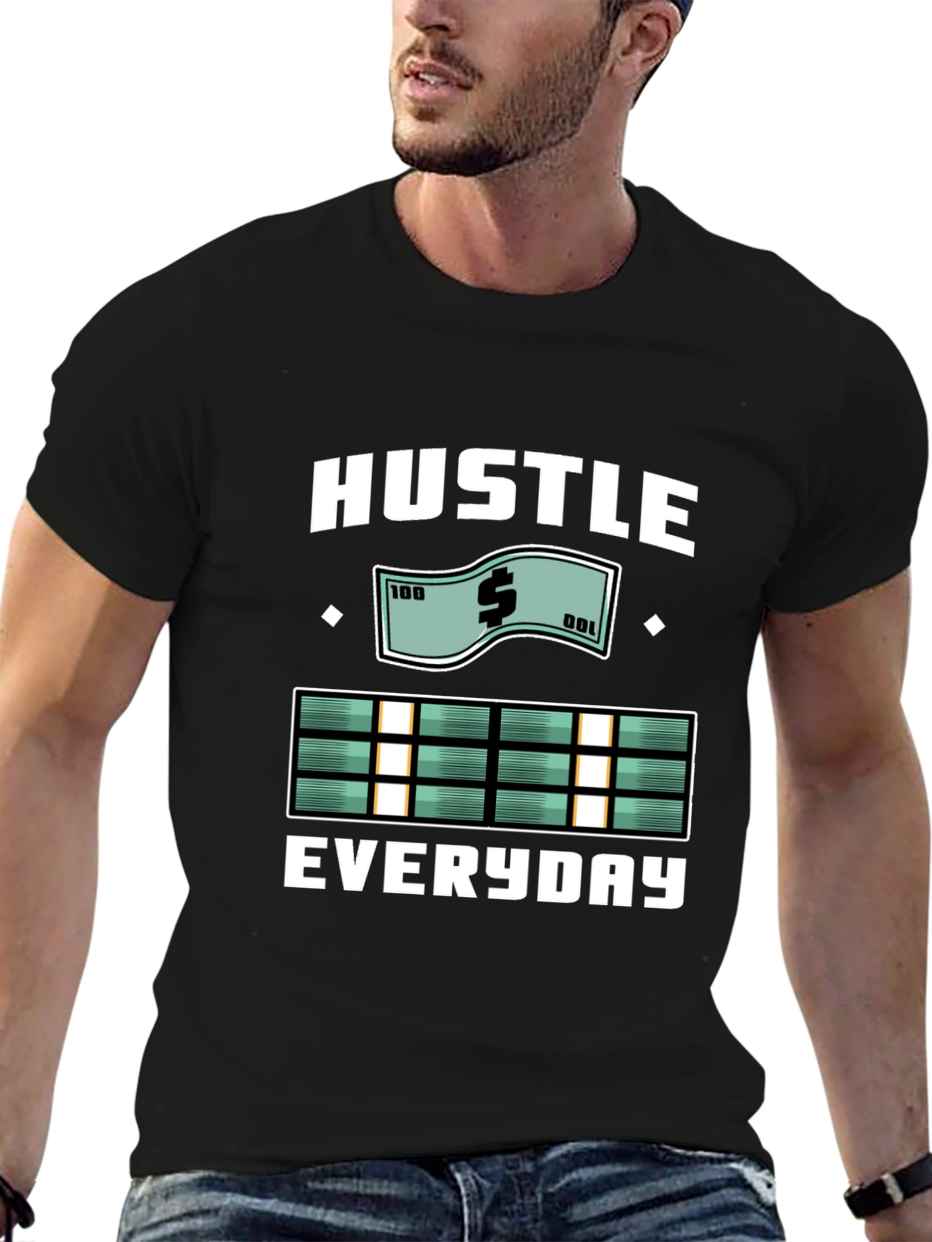 Hustle Everyday Graphic T-Shirt