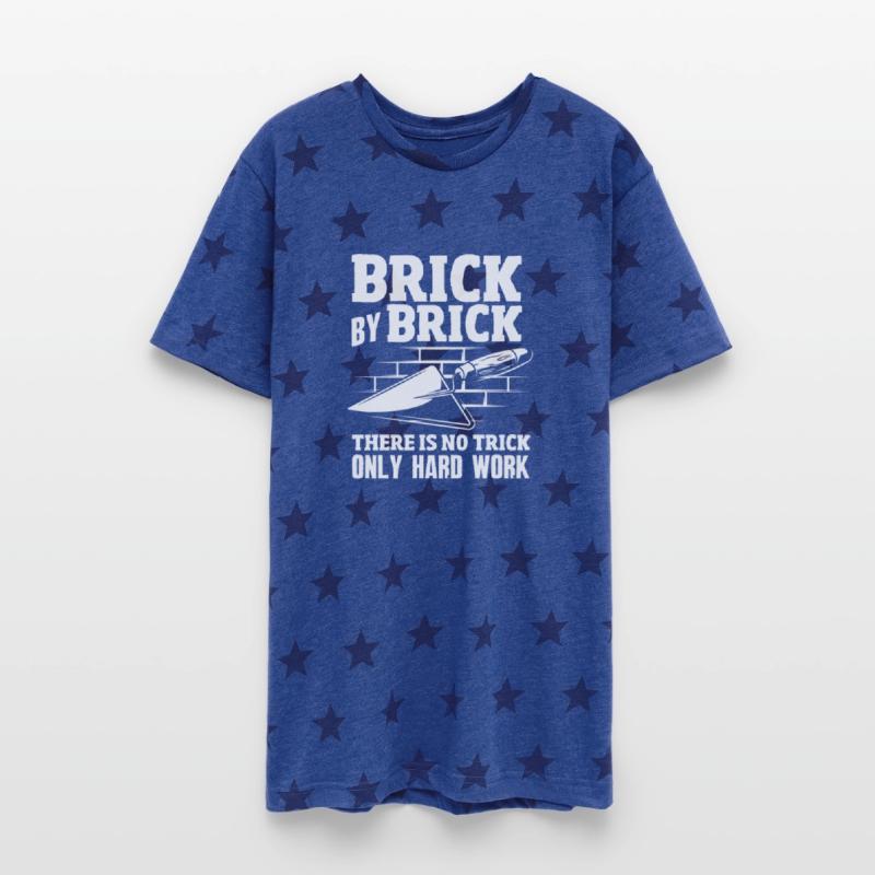 Bricklayer Brick By Brick Hard Work