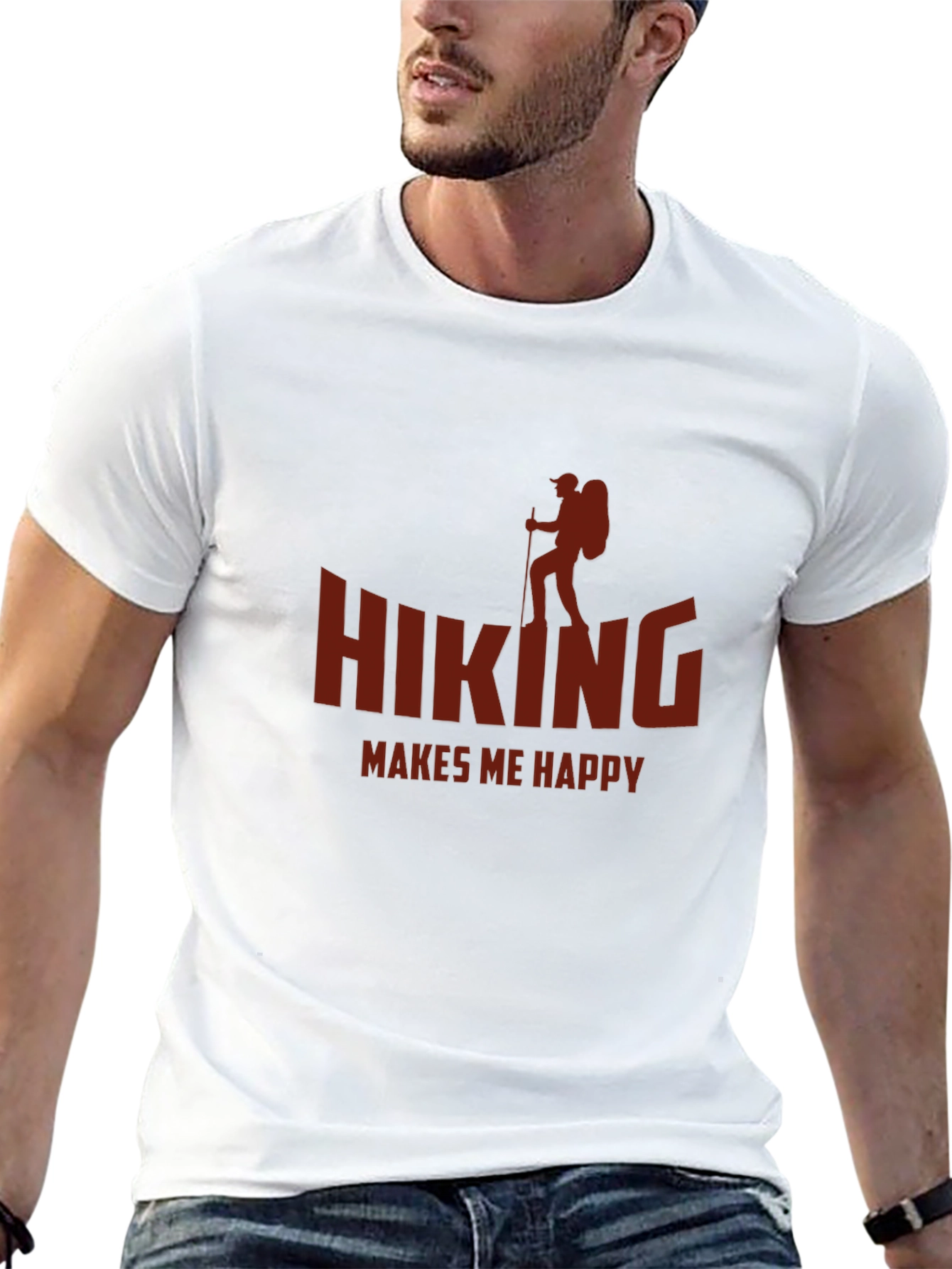 Hiking Makes Me Happy T-Shirt