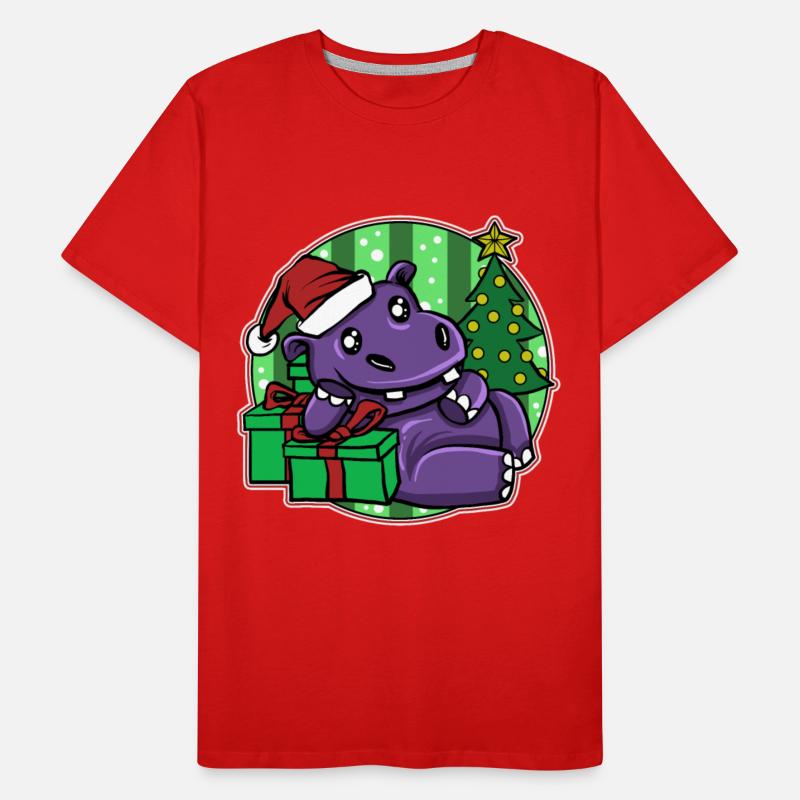 Christmas Ugly Christmas Xmas Hippopotamus