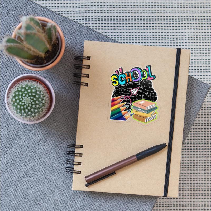 Colorful School Days Illustration