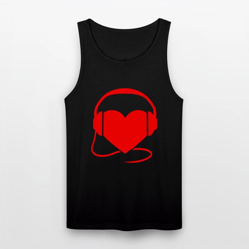 Cool Heart Party Love Heartbeat Headphone Sound DJ