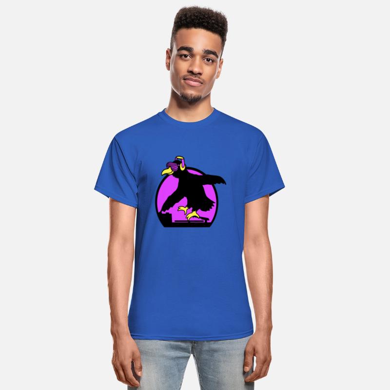 Crow DJ Club listening music sunglasses headphone