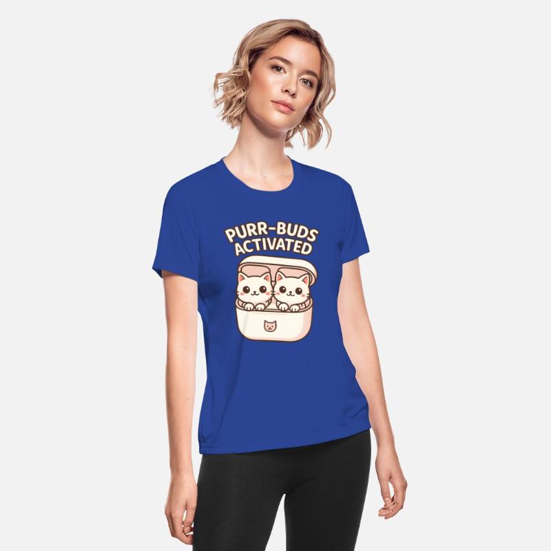 cute Kawaii Cat fun Earbuds Case Funny for Kids