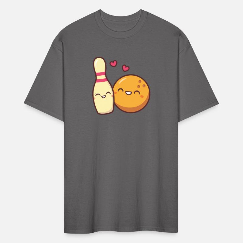 Cute Lovestruck Bowling Pin and Ball