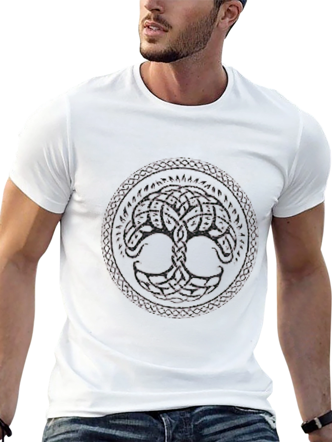 Celtic Tree of Life Black T-Shirt