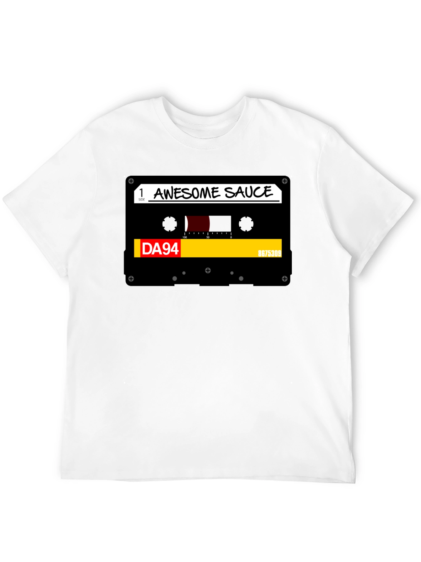 Awesome Sauce Cassette Tape T-Shirt - Retro Music Tee