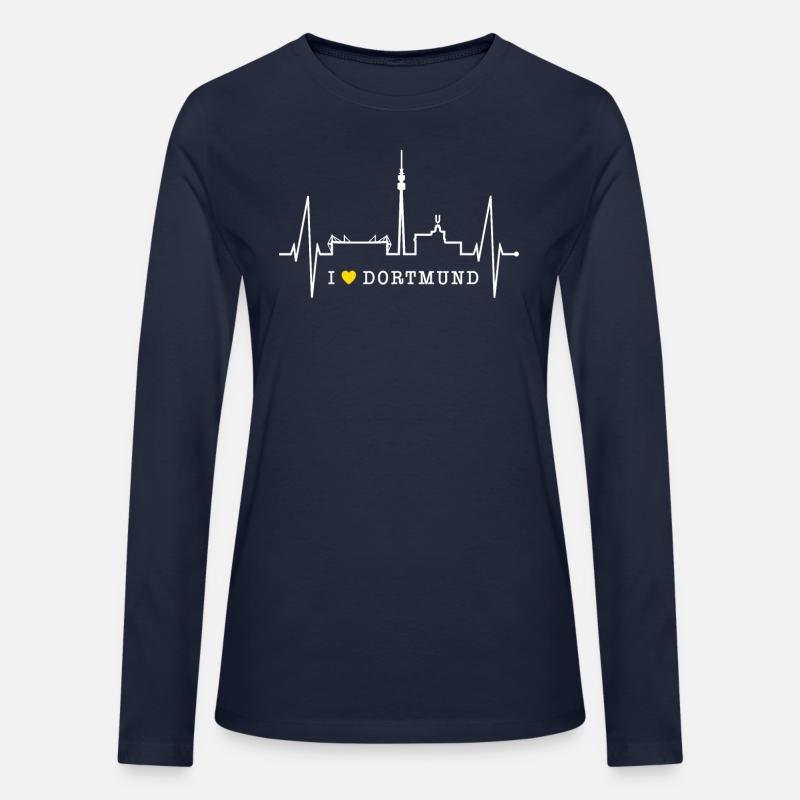 Dortmund Skyline Heartbeat Love Red Heart Ruhrpott