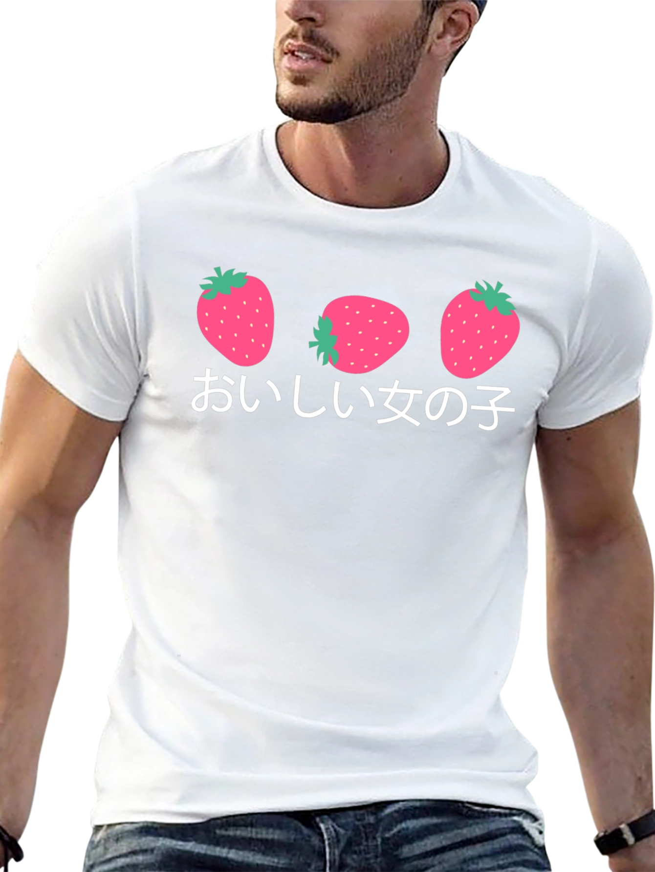 Strawberry Girl T-Shirt - Kawaii Aesthetic