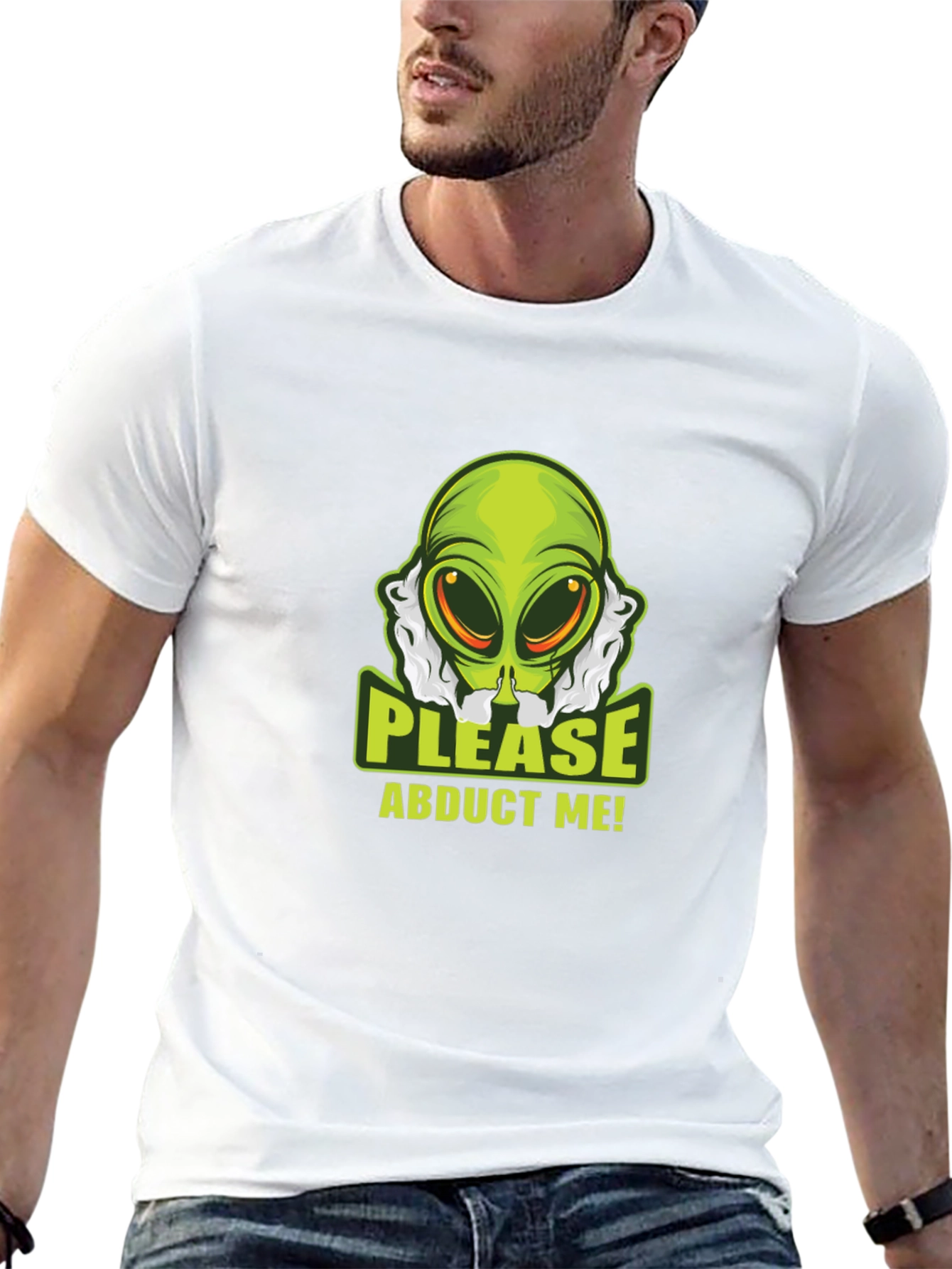 Alien Abduction T-Shirt - Please Abduct Me Tee