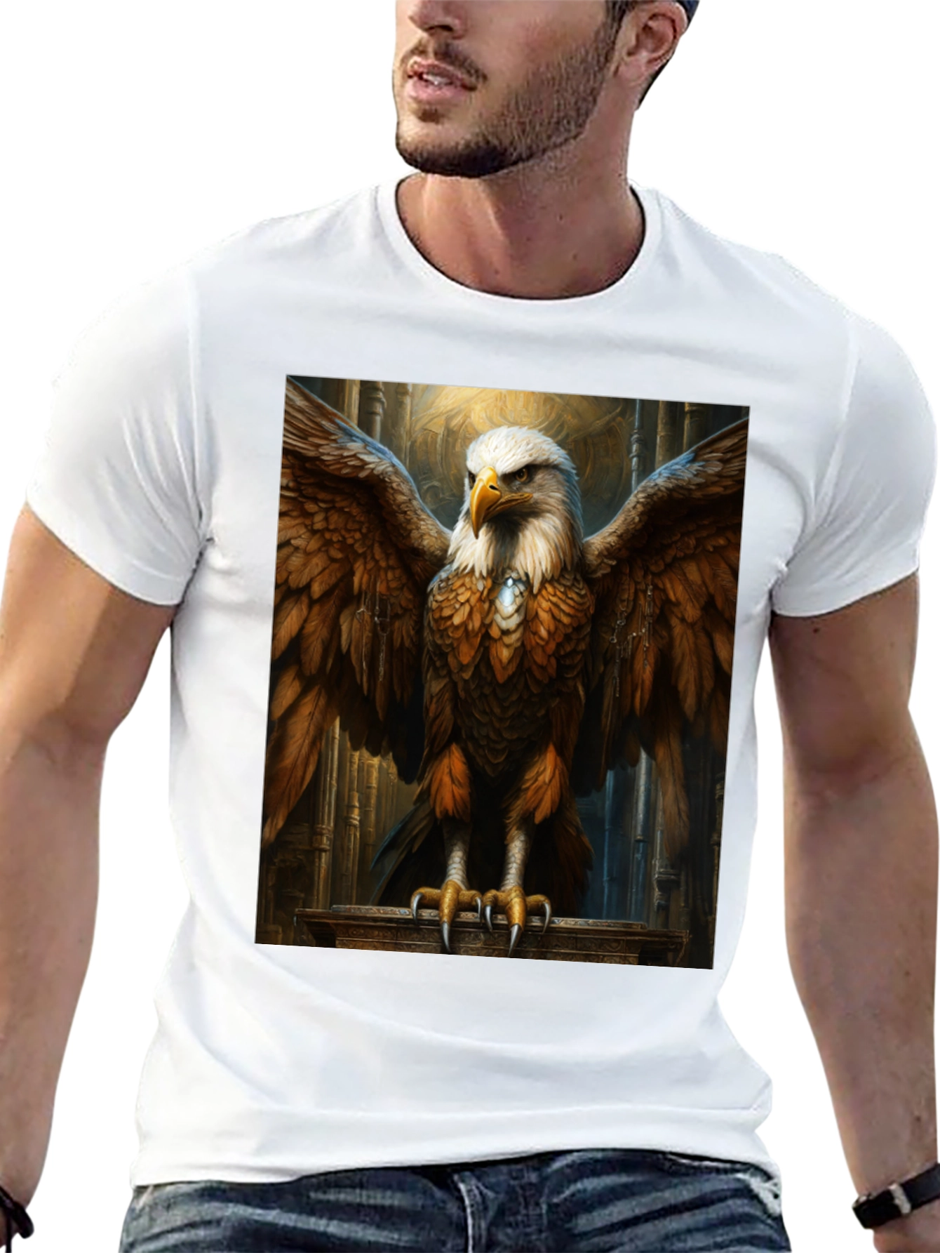 Majestic Eagle T-Shirt - Bold Graphic Tee