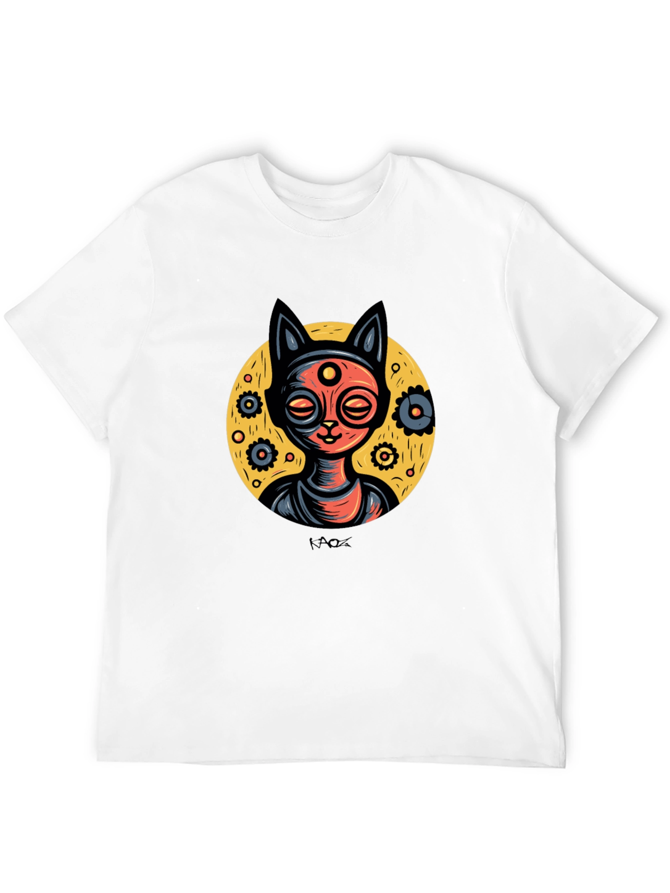 Cosmic Cat T-Shirt - Stylish Graphic Tee