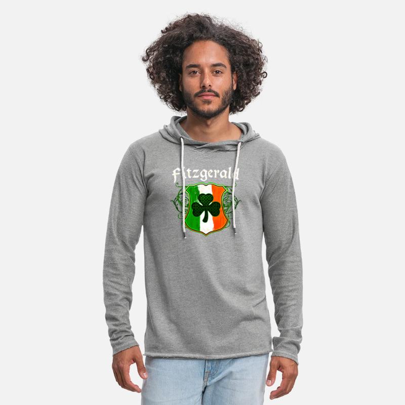 Fitzgerald Irish Surname Ireland Flag Shield