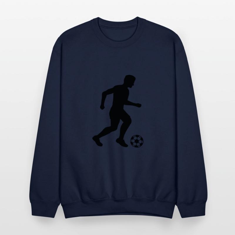 Footballer sport silhouette design