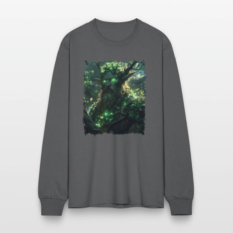 Forest Spirit with Green Nature Magic and Power