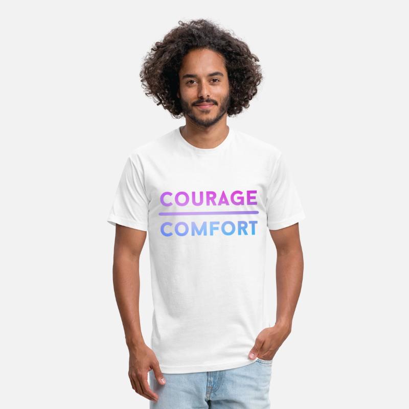 funny design quote Courage Comfort pink style