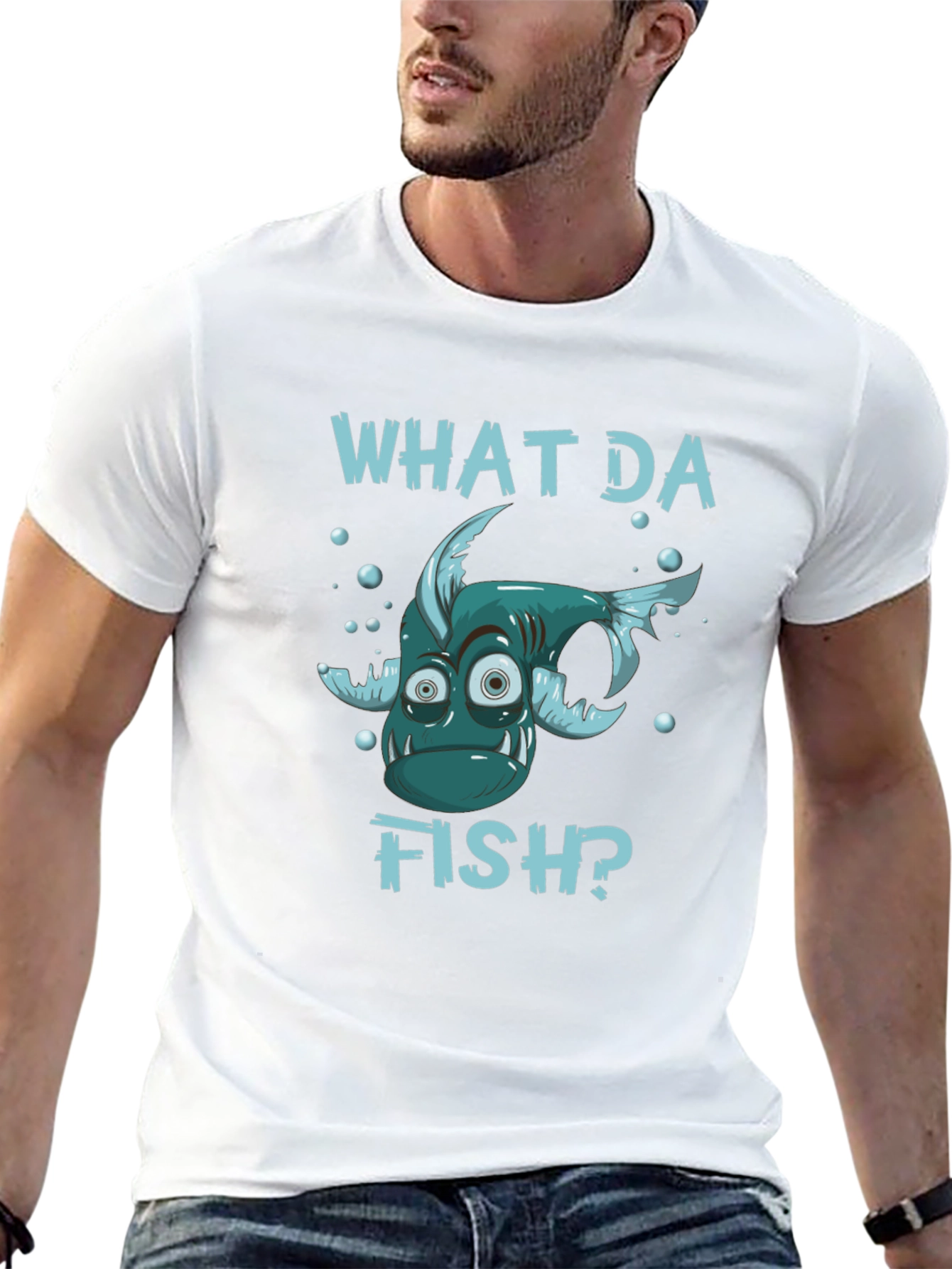 What Da Fish? Funny Graphic T-Shirt