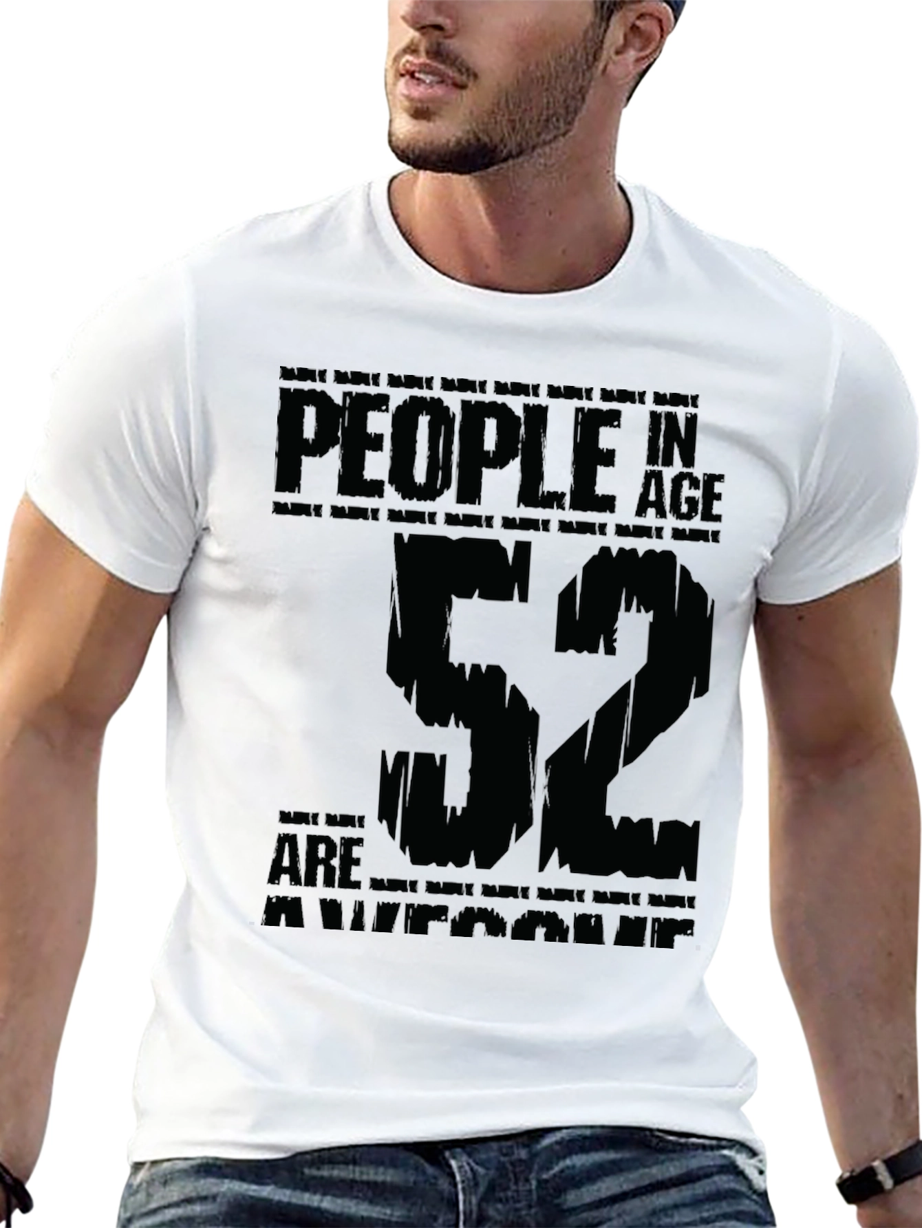 Awesome 52 Year Old T-Shirt - Birthday Gift
