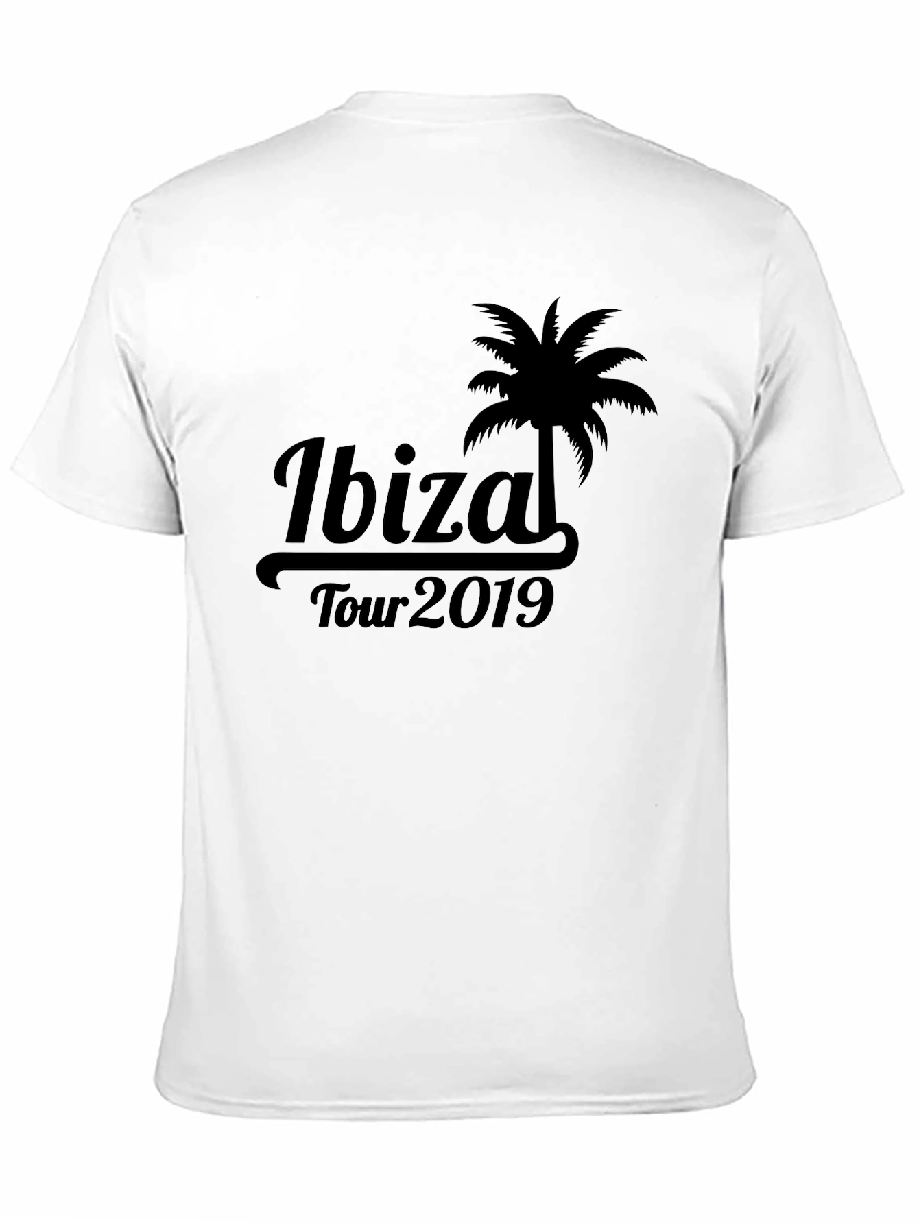 Ibiza Tour 2019 Black T-Shirt