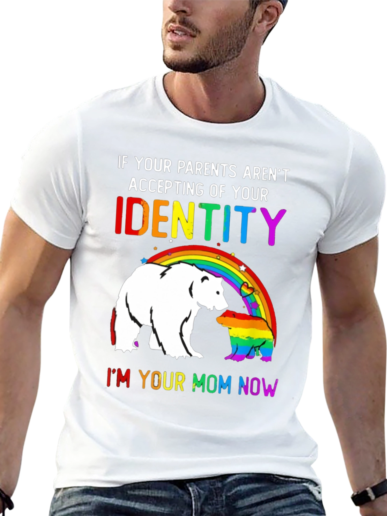 LGBTQ+ Pride Mom Now T-Shirt