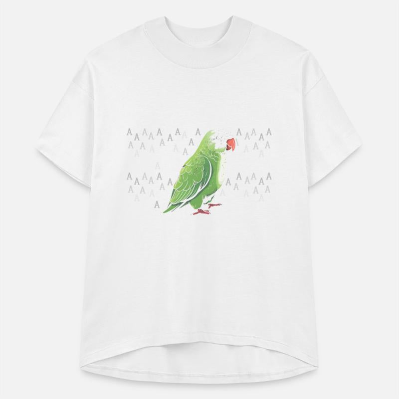 Green quaker parrot funny monk parakeet