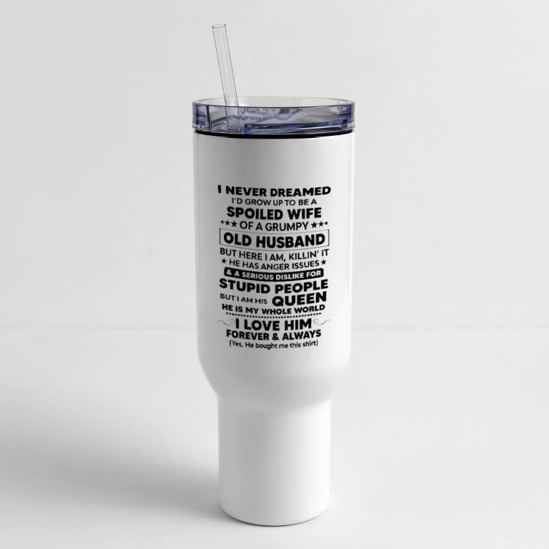 Grumpy Old Husband Spoiled Wife