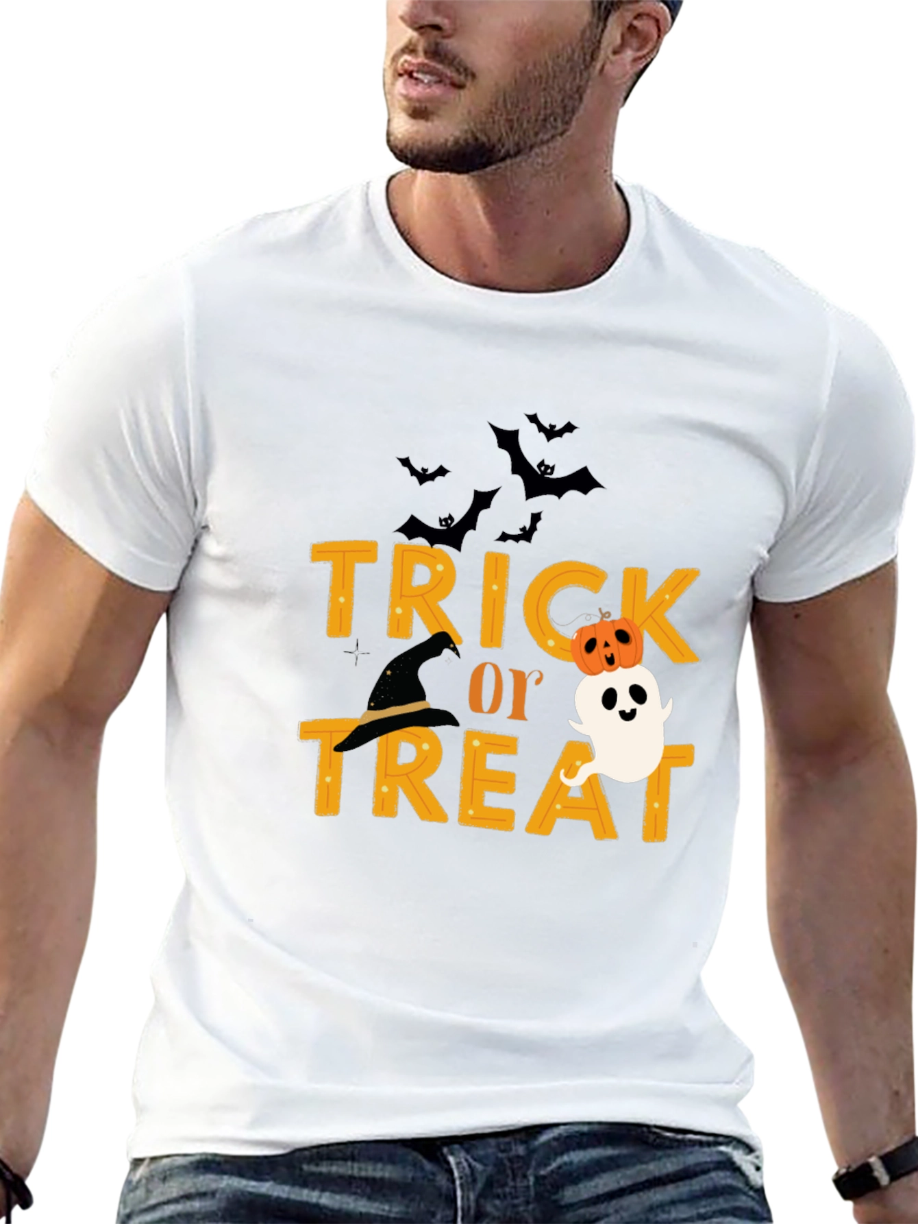 Halloween Trick or Treat Graphic Tee