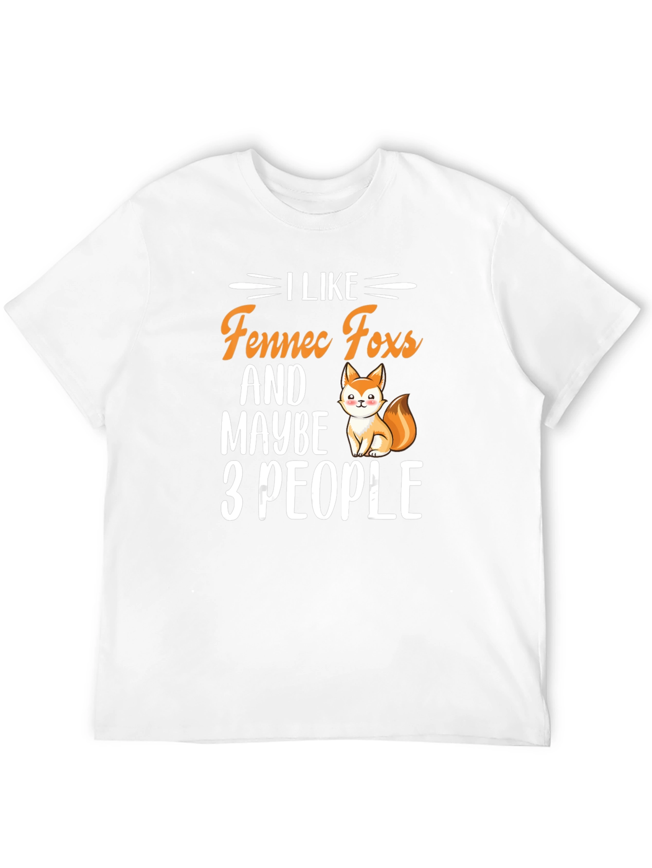 I Like Fennec Foxes & Maybe 3 People T-Shirt