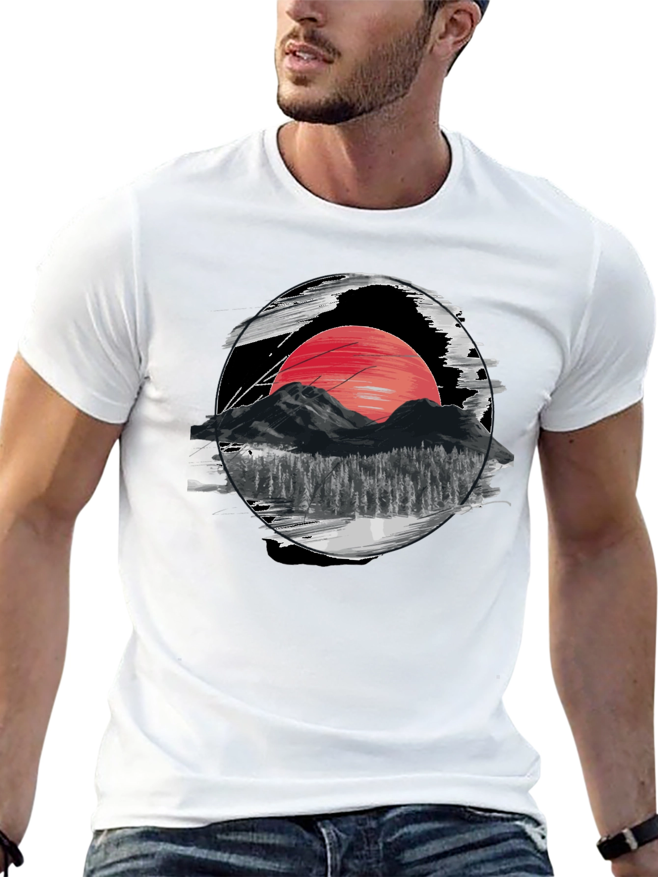 Mountain Sunset Graphic Tee