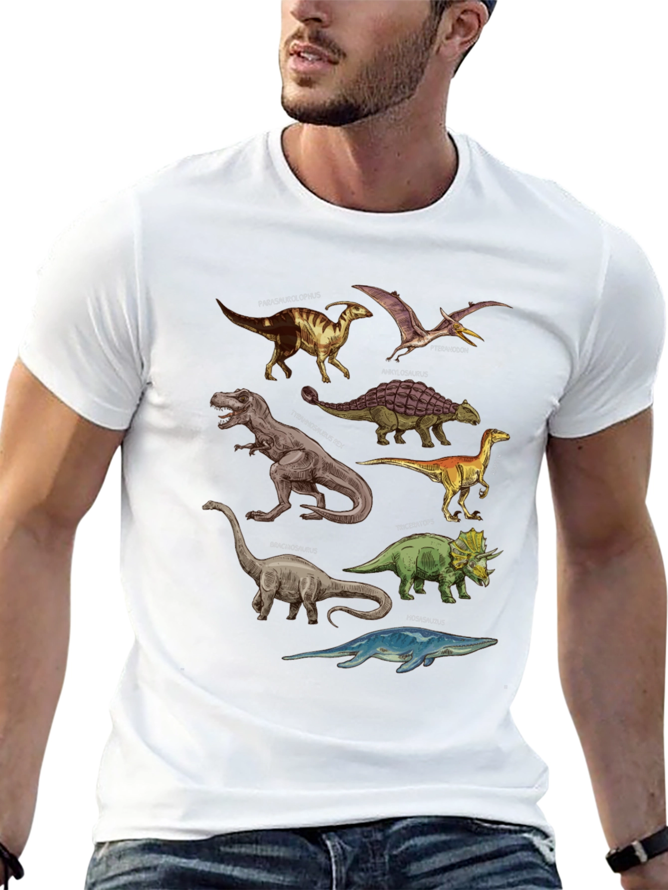 Dinosaur T-Shirt - Prehistoric Animals Tee