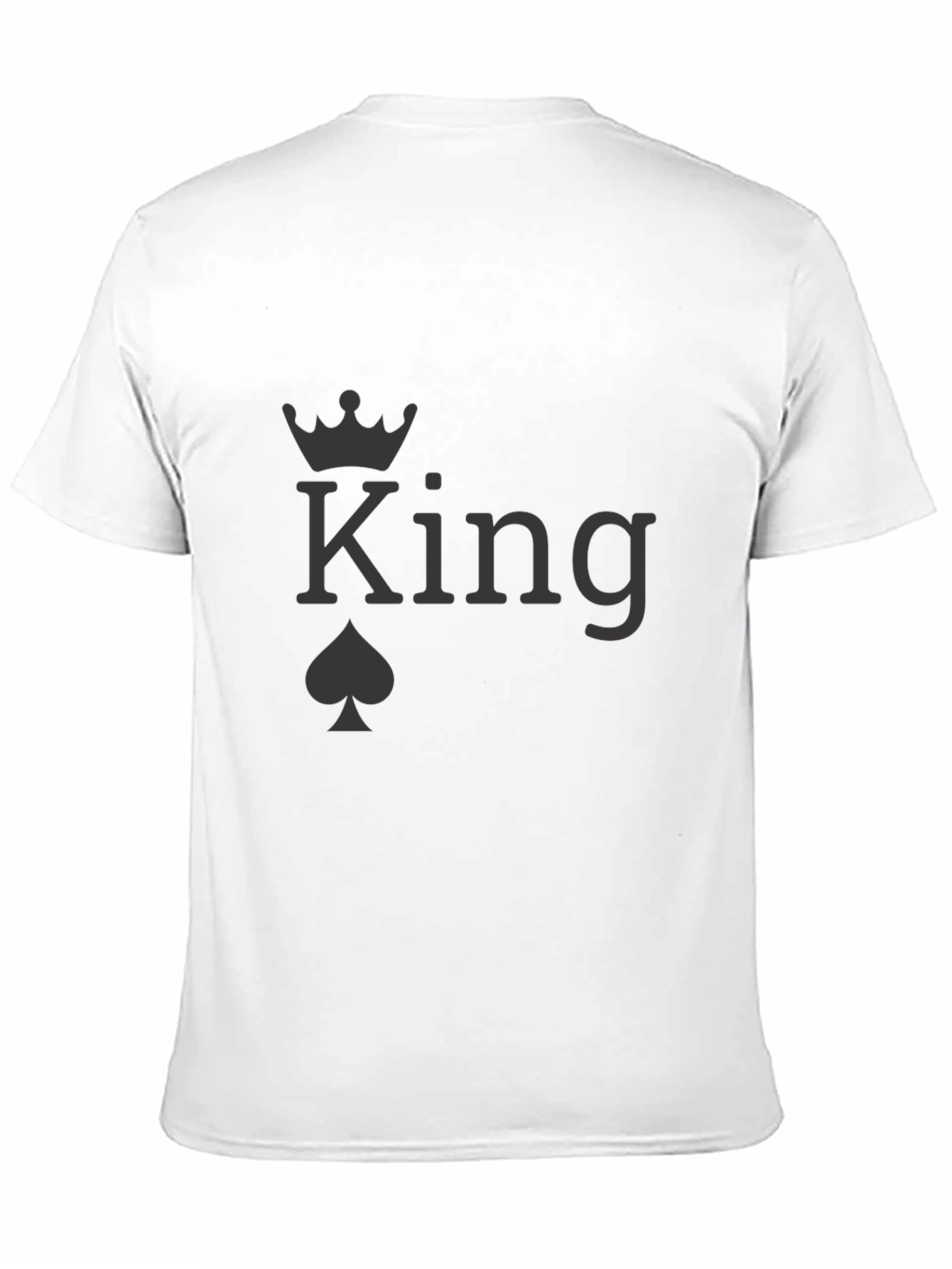 King of Spades Graphic Black T-Shirt