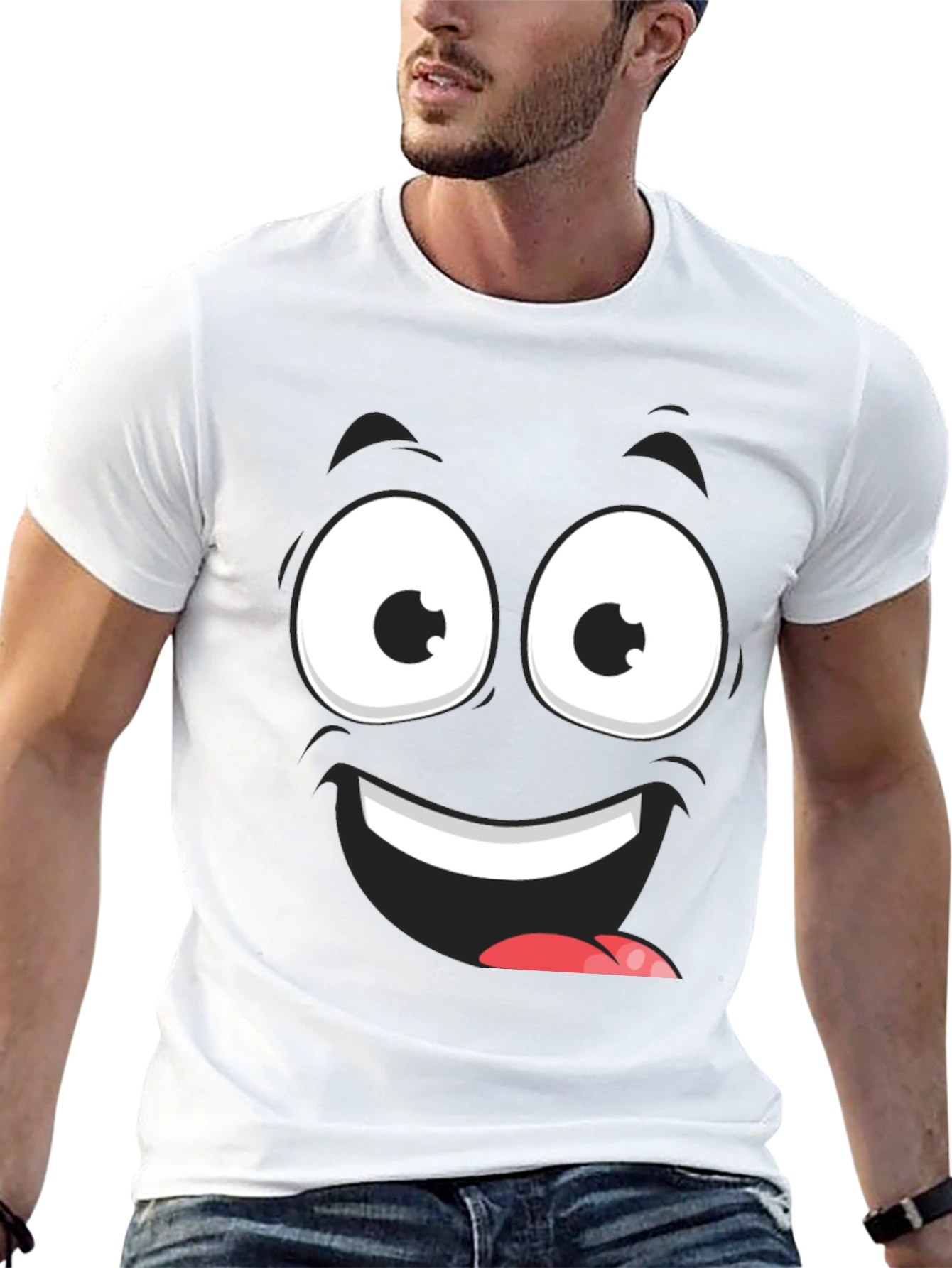 Funny Face Graphic T-Shirt