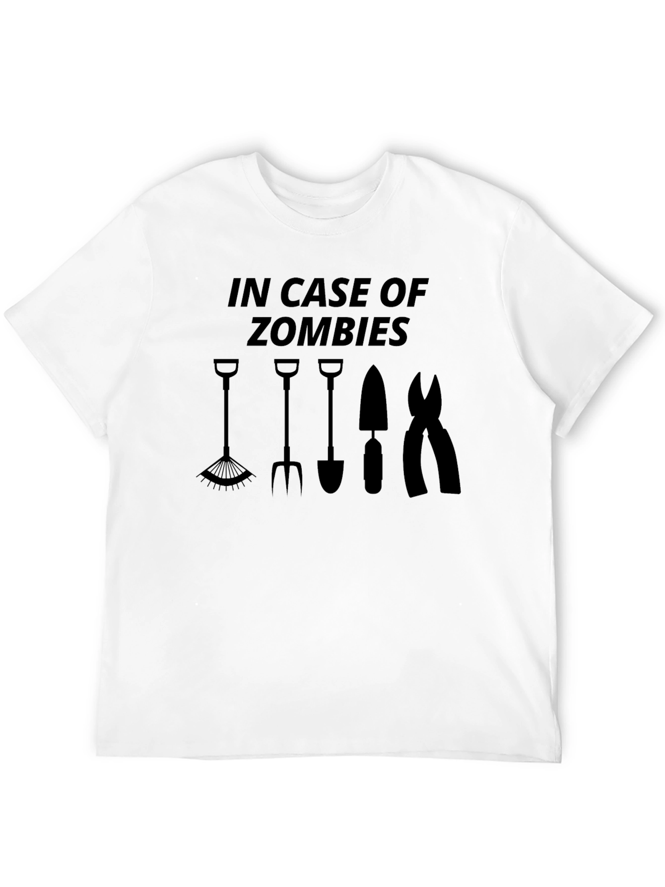 Zombie Defense Tools Graphic T-Shirt