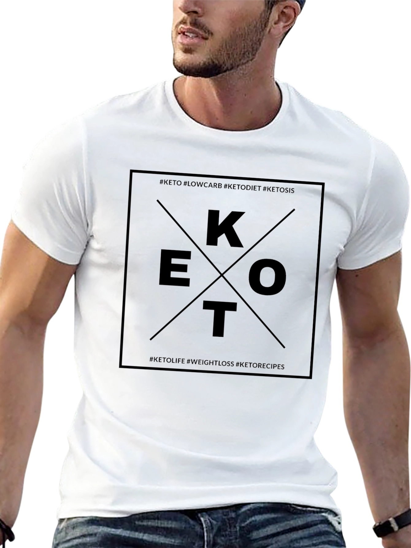 Keto Diet T-Shirt - Low Carb Ketogenic Lifestyle Tee