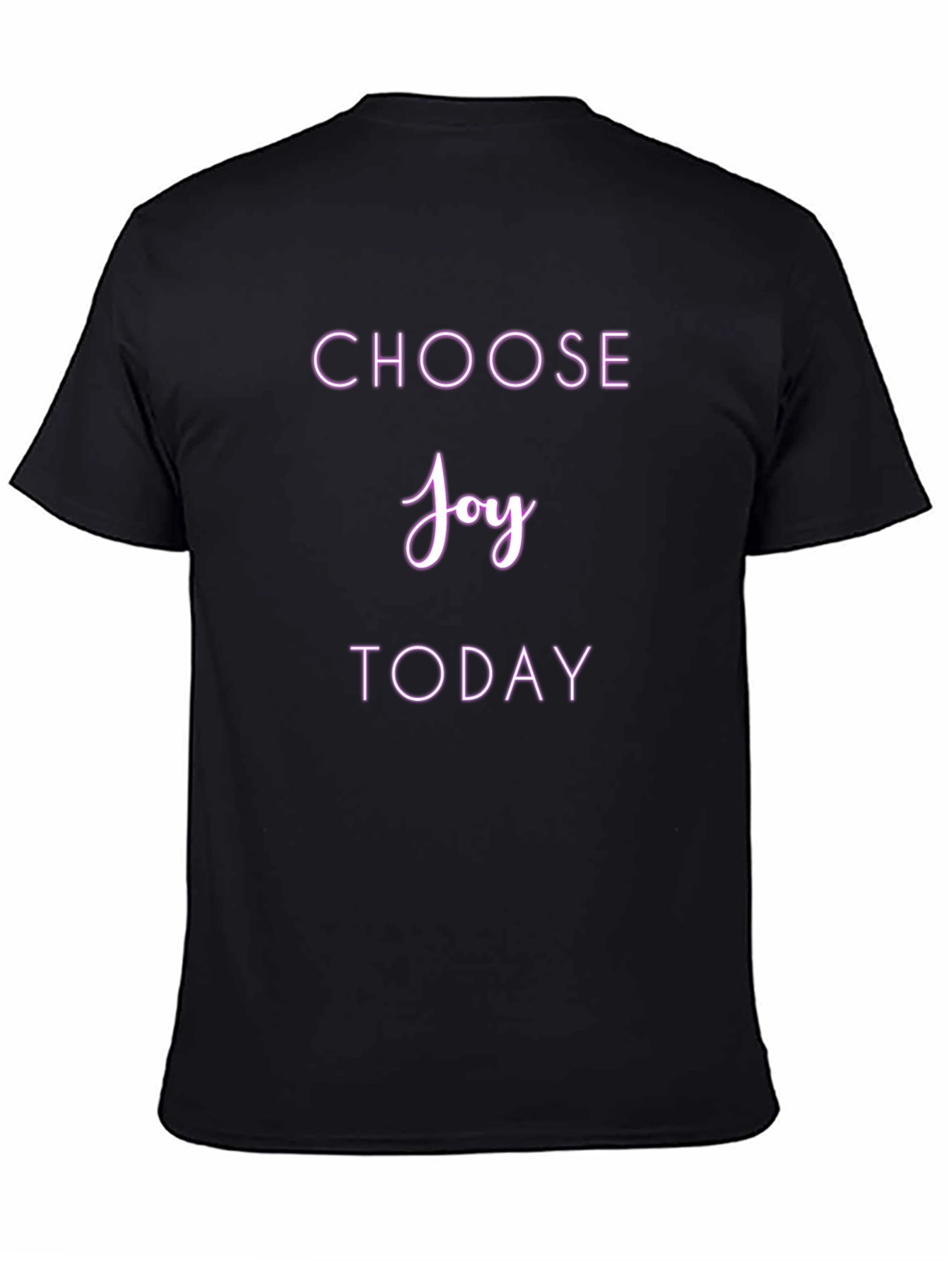 Choose Joy Today Graphic Tee - Black