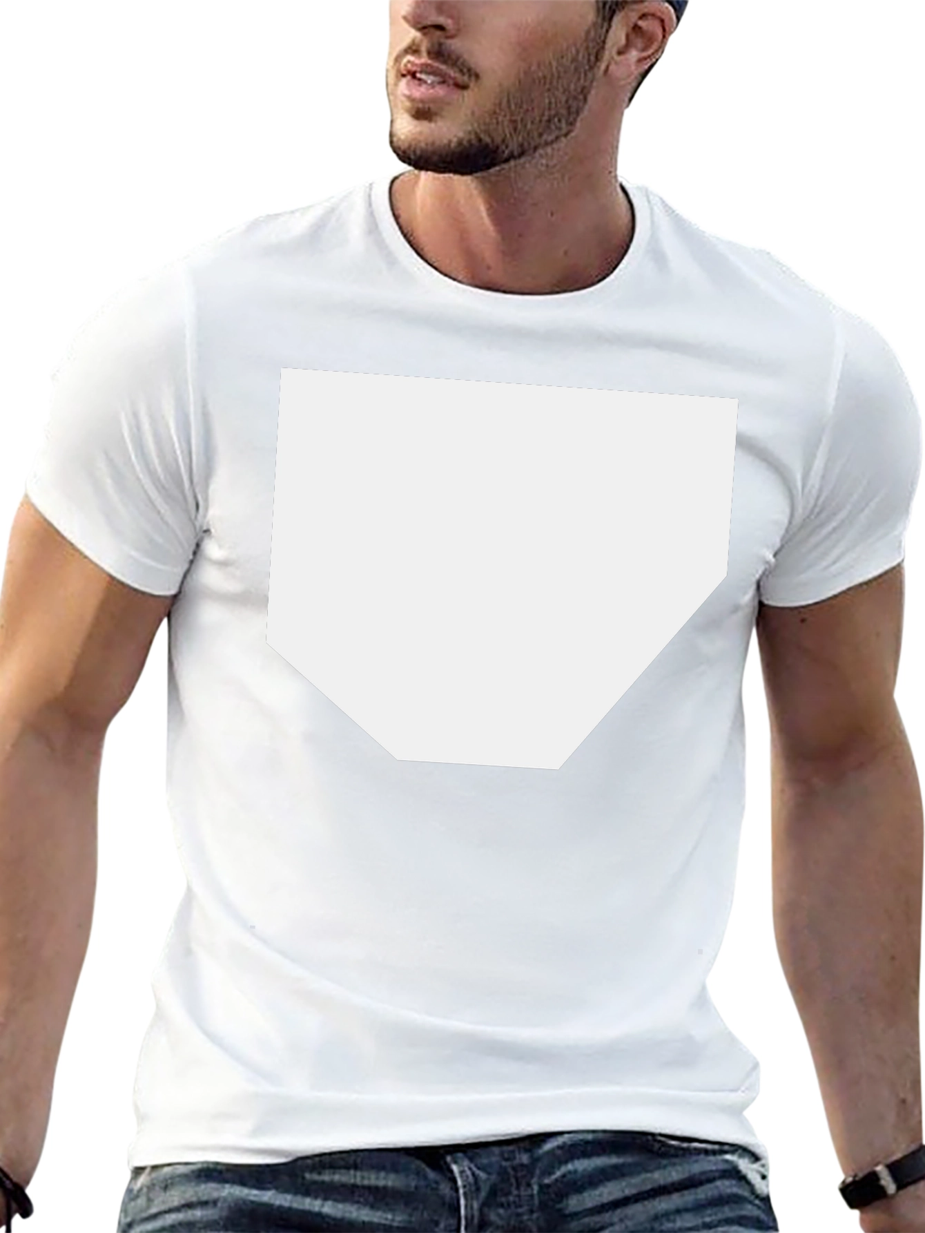 Blank Graphic T-Shirt for Custom Designs